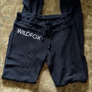 Wildfox Black Logo Jogger